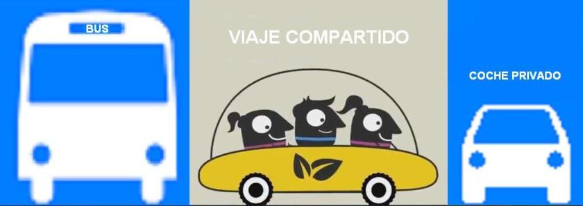 El coche compartido entre el transporte público y el privado
